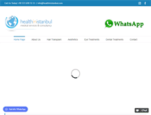 Tablet Screenshot of healthinistanbul.com